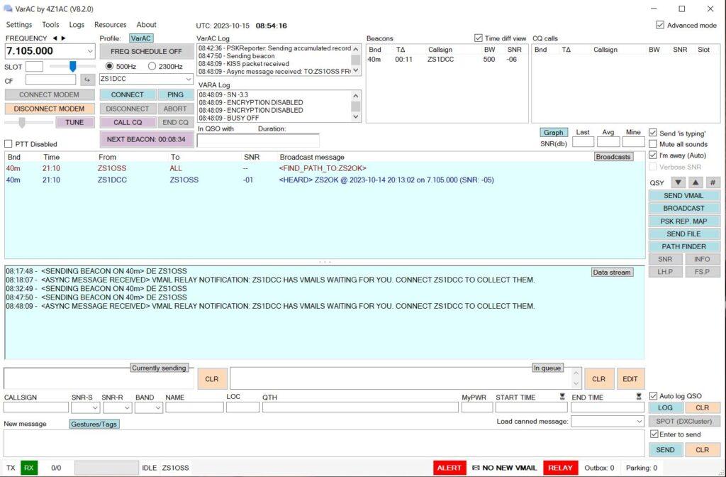 VarAC Software Interface
